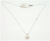 Collana Recarlo Donna Nodo D'Amore in Oro Perla 0.05 Ct XD263/0930A - XD263/0930A